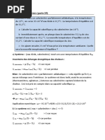 Correction TD 3 - Calorimétrie (Exercices 4,5,6) V3