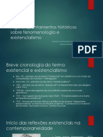 Alguns Apontamentos Históricos Sobre Fenomenologia e Existencialismo Set 2021