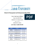 Lavasa City Case Study - Group 1