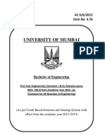 Instrumentation Engineering MU