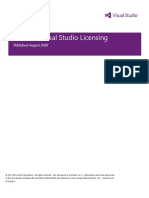 Visual Studio Licensing Whitepaper Aug 2020