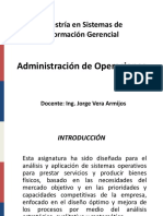 MSIG - Asministración de Operaciones 1