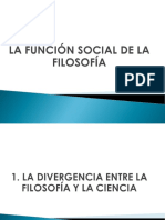 La Función Social de La Filosofía