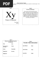 Name of Element: Side #1 Side #2