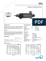 High Pressure Multistage Pumps: EN ISO 9001/2