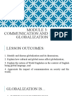 Lesson 3 Communication and Globalization