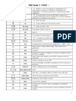 HSK Level 1