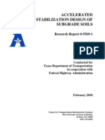 Chemical Stabilisation