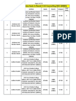 Total Vacancy Include New Seats in Round 2 UG