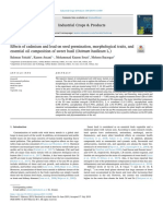 Fattahi2019 Effects of Cadmium and Lead On Seed Germination, Morphological Traits, and