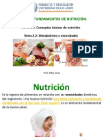 Conceptos Básicos de Nutrición