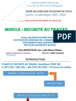 Cours de Sante Et Securite Au Travail 2021 2022