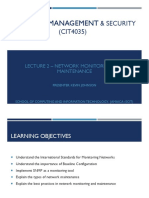 Lecture 2 - Monitoring & Maintenance