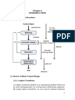 Chapter-1: 1.1 Control Design Procedure