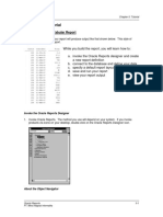 CHAPTER 2: Tutorial: Lesson I: Create A Tabular Report