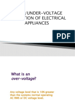 Over-/Under-Voltage Protection of Electrical Appliances