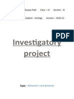 Bioilogy Investigatory Project