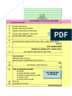 Income Tax Calulator With Computation of Income