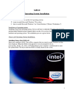 Operating System Installation: Objective