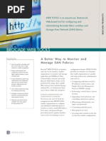 Brocade Web Tools: A Better Way To Monitor and Manage SAN Fabrics