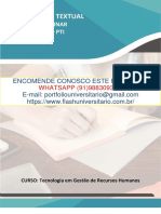 Produção Textual: Interdisciplinar Individual - Pti