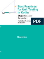 4 - Best Practices For Unit Testing in Kotlin