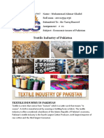 Economic Issues of Pakistan 01 (Textile Industry in Pakistan)