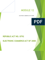 Electronic Commerce Act of 2000