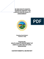 The 2022 South Dakota Integrated Report For Surface Water Quality Assessment