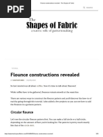 Flounce Construction in Patternmaking