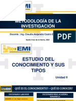 Unidad 2.tema 1. Estudios Del Conocimiento y Sus Tipos