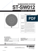 Yamaha YST-SW012 - Subwoofer