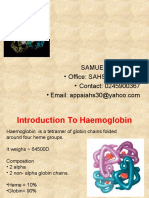 HB Synthesis and Catabolism