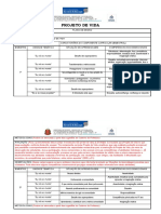 Plano de Ensino - Projeto de Vida - 8° Ano