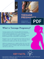 Teenage Pregnancy: Kimberly B. Nacion