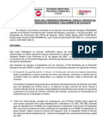 ESCRITO INCENDIO CANASTELL Delegados Prevención