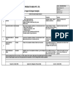 Criteria For Aspect Impact Analysis