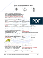 P3 Science Final Test Semester 1