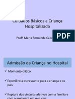 Cuidados Básicos A Criança Hospitalizada