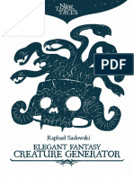 Elegant Fantasy Creature Generator