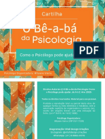 Cartilha - O Bê-A-bá Da Psicologia