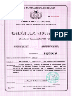 Caratula Notarial