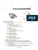 Cour 1 Cristallographie