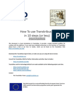 How To Use TRANSKRIBUS - 10 Steps