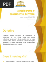 Metalografia e Tratamento Térmico