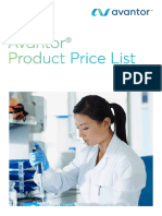 Avantor Product Price List