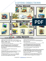 Asking For and Giving Directions Telling The Way Worksheet