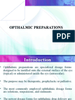 Opthalmic Preparations Unit III Part-B