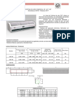 Características:: Cortina de Aire Comercial 36", 48" Y 60"