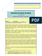 Sistemas de Bases de Datos. Informatica Aplicada A La Gestion Publica. Universidad de Murcia. Rafael Barzanallana.